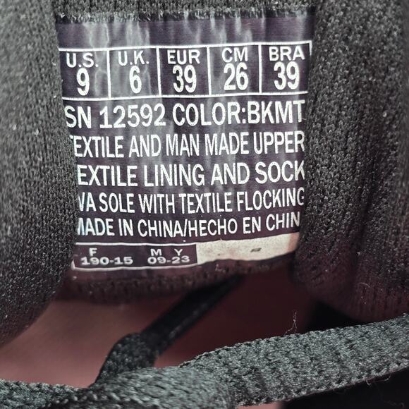 Skechers Shoes Women's 9 Black Lite Foam lace Up Athletic Walking Sneakers - Picture 1 of 8